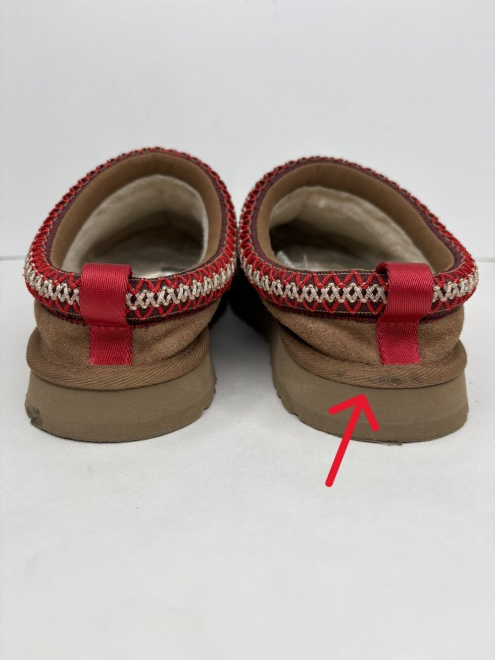 Ugg Tazz II Platform Slipper – Chestnut – Kids Size 4 - Picture 4 of 11